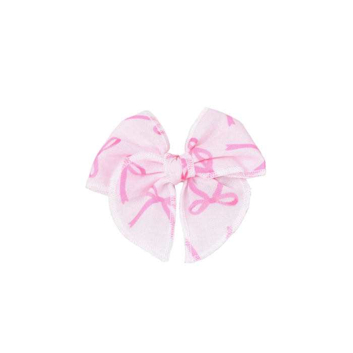 Pink Ribbon Ballet Bow