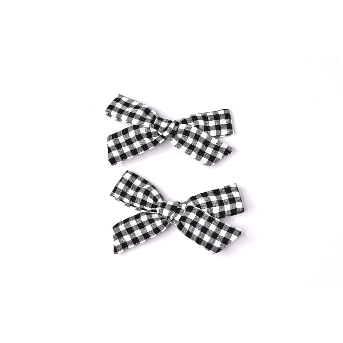 Classic Gingham Mini Bow Set