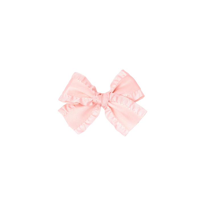 Blush Ruffle Bow