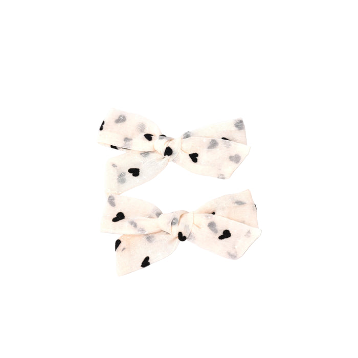 Sheer Heart Mini Bow Set