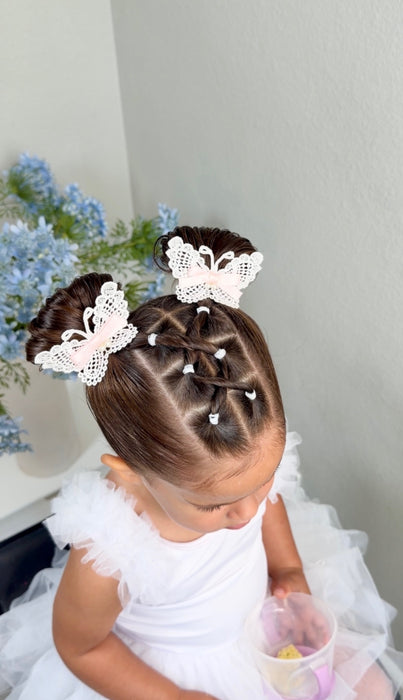 Lace Butterfly Clip