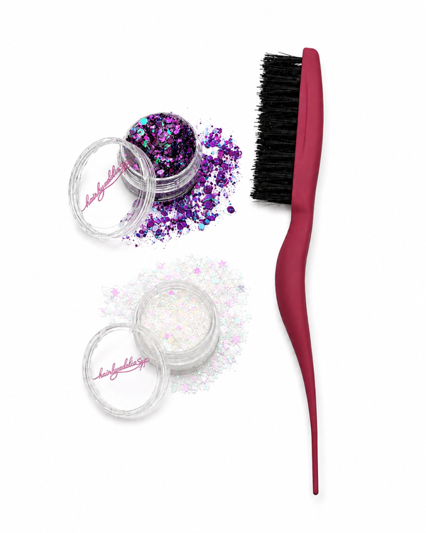 Brush & Sparkle Bundle (Purple & White)