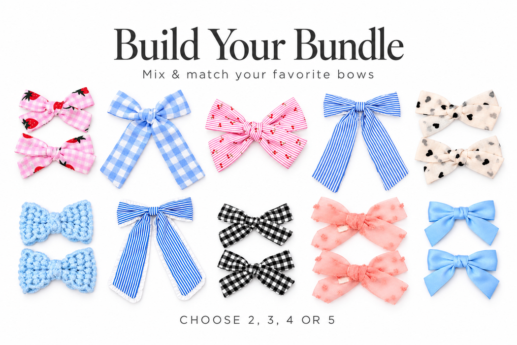 Save & Bundle 2, 3, 4, or 5 of your favorite hair bows!